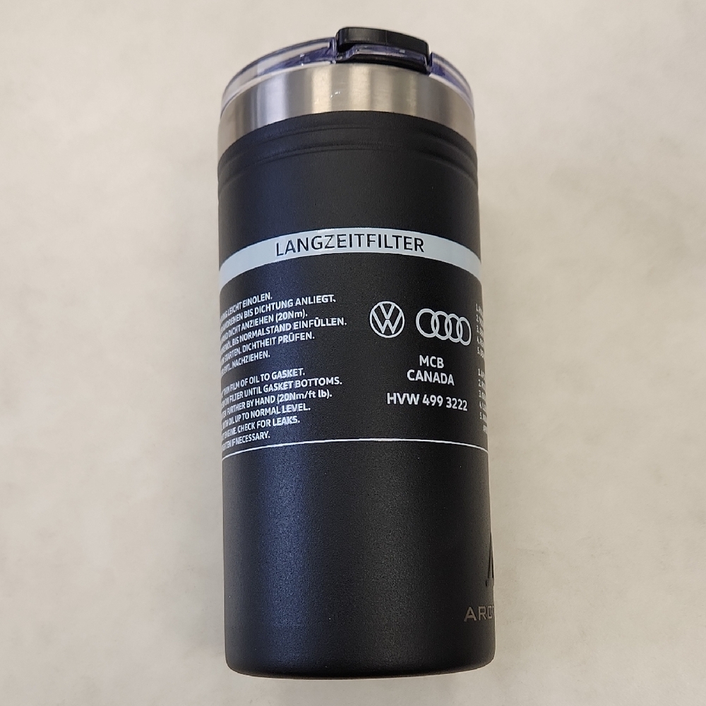 Titan Arctic Zone Audi Branded Black Travel Tumbler